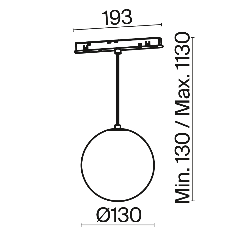 Магнитный трековый светильник Maytoni Luna TR039-4-5WTW-DD-B