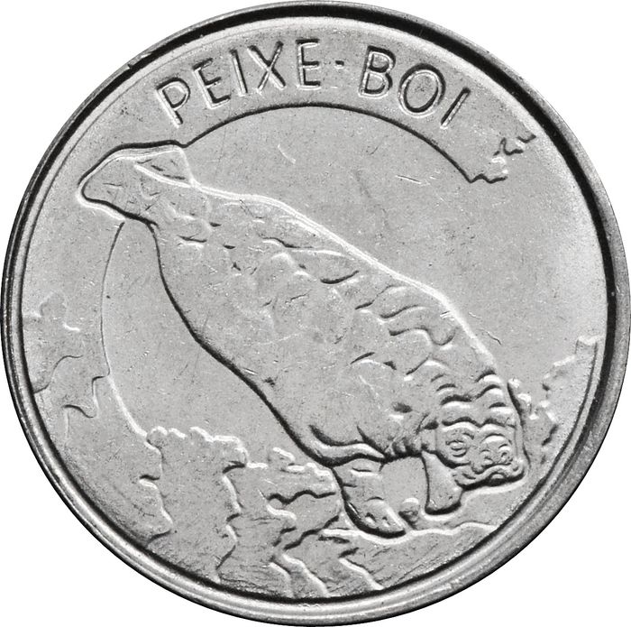 100 крузейро 1992 Бразилия UNC