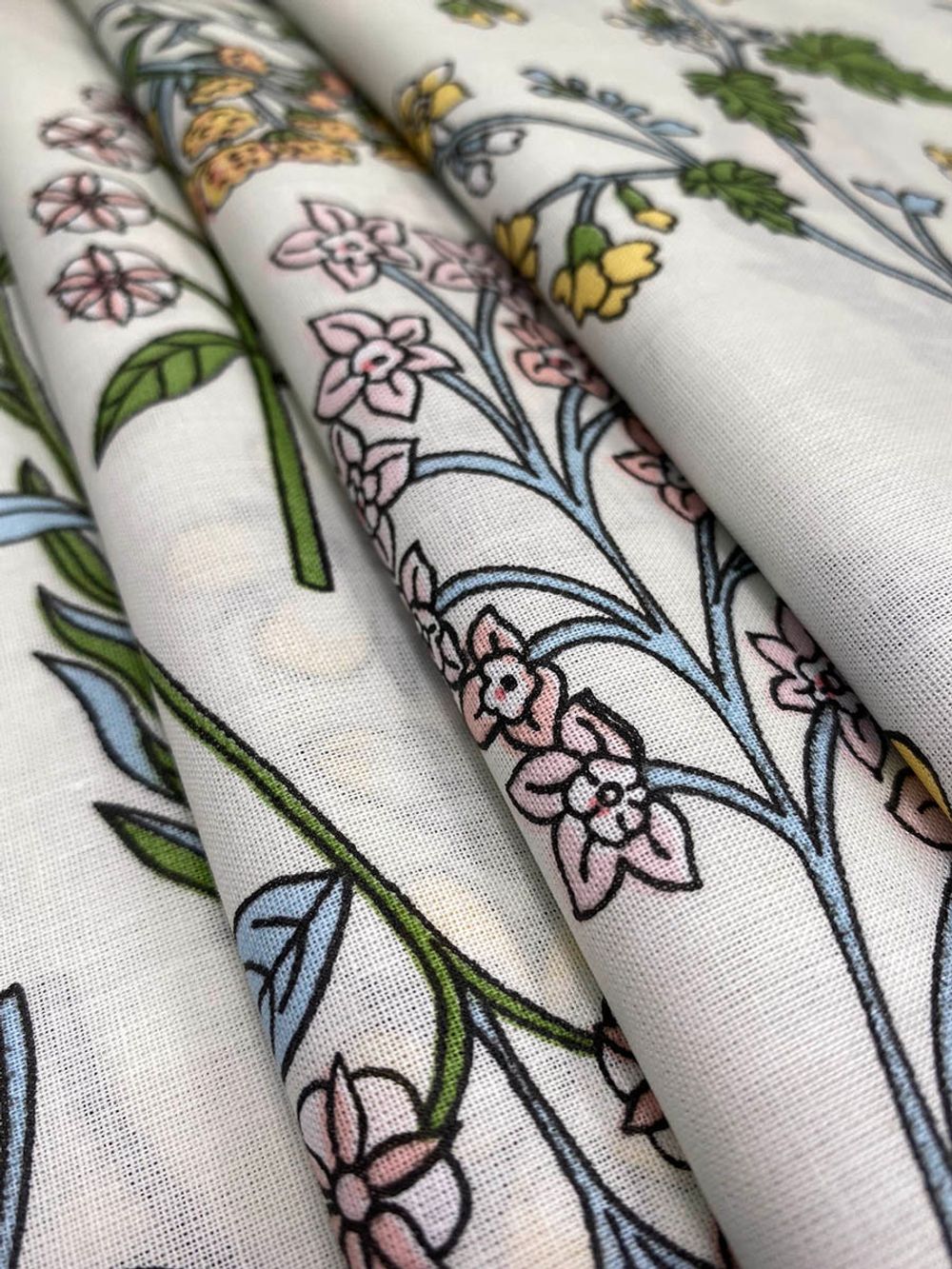Постельное белье перкаль Сказка "Ботаника" 2-спальное  Наволочка 50х70 см 2 шт Простынь  240x215 см Пододеяльник 175x215 см