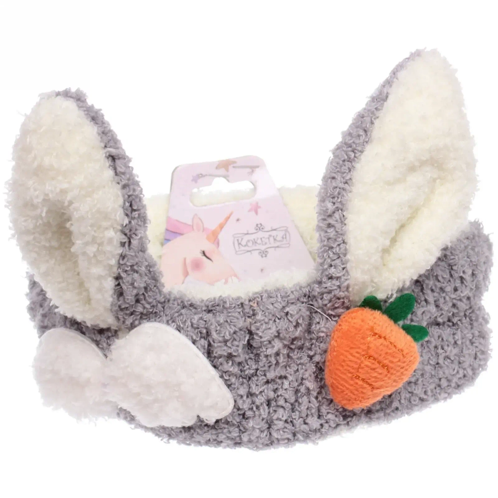 Повязка на голову «Little bunny- Lucky», микс 4 цвета, 20*6 см (подвес Единорожек)
