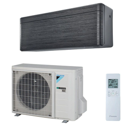 Кондиционер Daikin Stylish FTXA35BT/RXA35A Inverter. Цвет: Панель цвета чёрного дерева, корпус чёрный