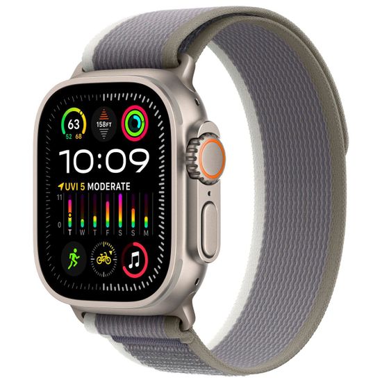Умные часы Apple Watch Ultra 2 49mm Titanium Trail Loop Green/Gray