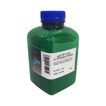 Тонер для HP Color LJ CP 3525/3530/4025/4525/CM4540/M551 (140г, Polyester, TMC040 IMEX) голубой Green Line