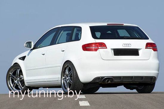 Диффузор бампера V.1 для Audi A3 8P 2008-2013