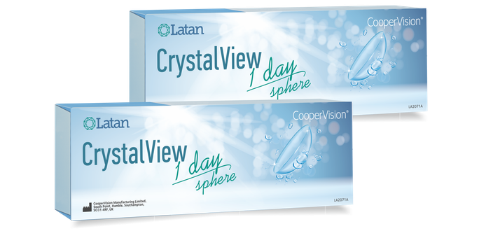 Характеристики линз CrystalView 1 day Sphere