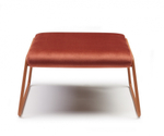 Пуф с обивкой Scab Design Lisa Lounge Pouf, терракотовый, красный