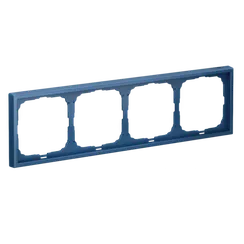 Рамка пластиковая на 4 поста универсальная Systeme Electric ArtGallery Аквамарин GAL001104