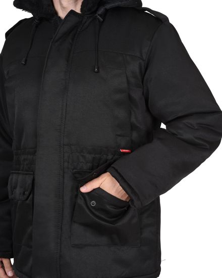 Куртка зимняя "Сириус-Безопасность" (черный)