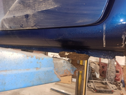 Порог Toyota Yaris Verso 1999-2005 (1мм)