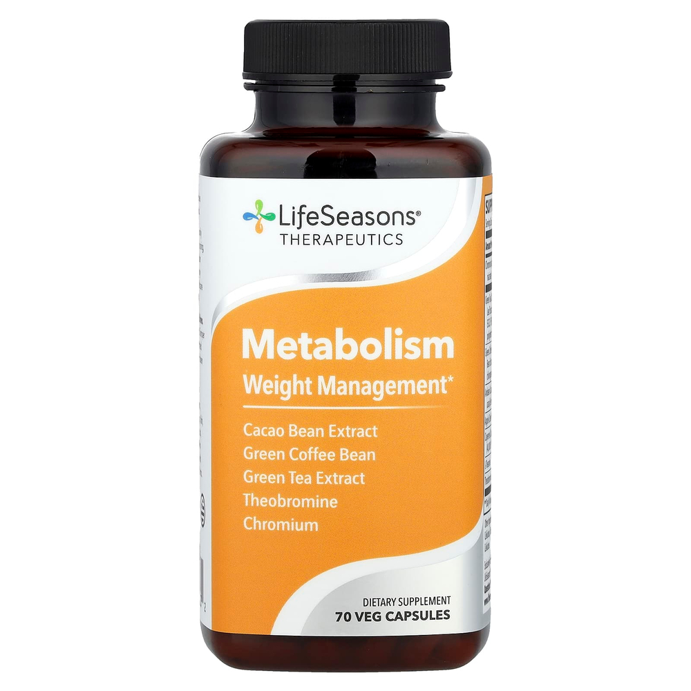 LifeSeasons, Metabolism, коррекция веса, 70 растительных капсул