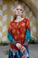 Блуза "Полина. Гуси-лебеди"