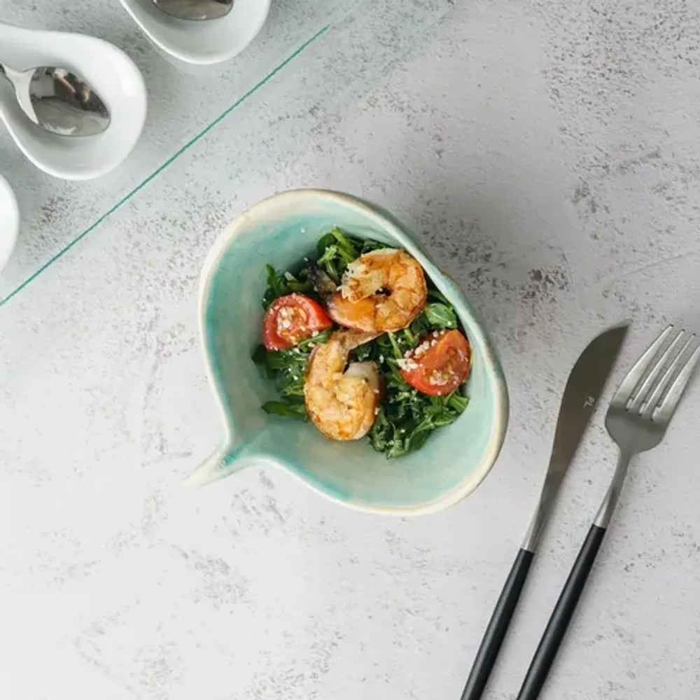 Салатник 125 мл 13*12,9 см h9 см емкость для закусок Sea Blue Shell Frutti di Mare P.L. [1]