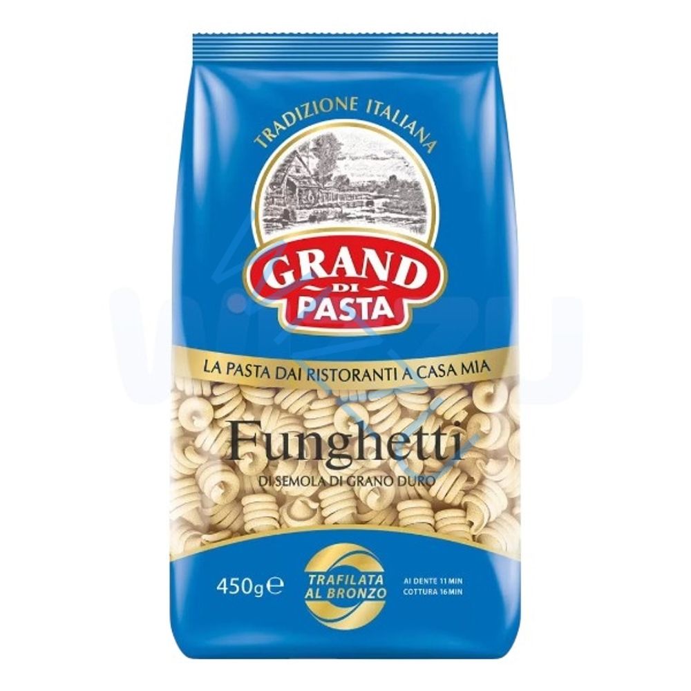 Макароны FUNGHETTI (Фунгетти) "GP"А в/с 0,45