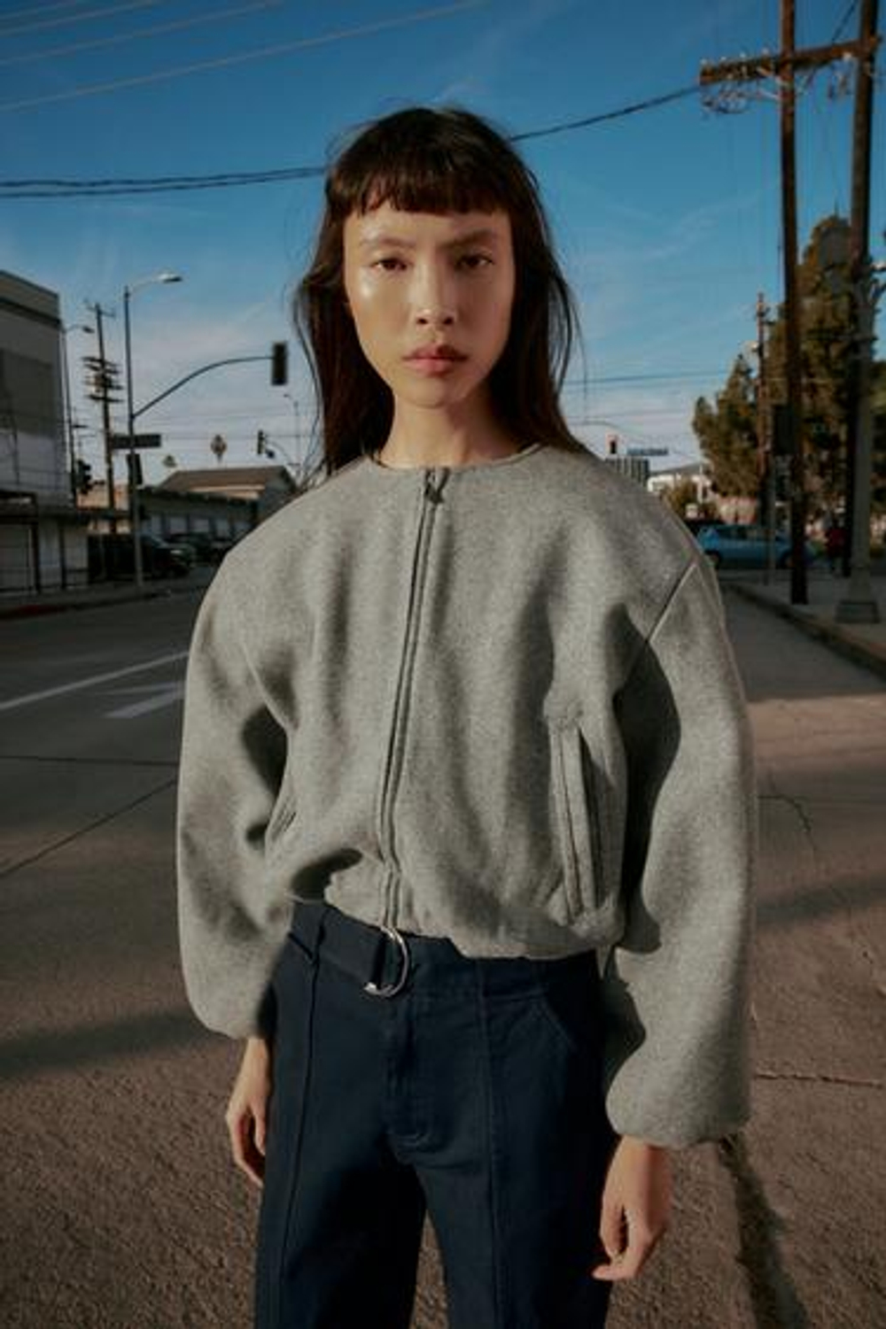 Мягкая бомбер-куртка - ZARA