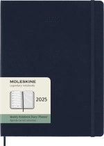 Еженедельник (DHB2012WN4) Moleskine Classic WKNT XL 190х250мм 144стр. синий сапфир