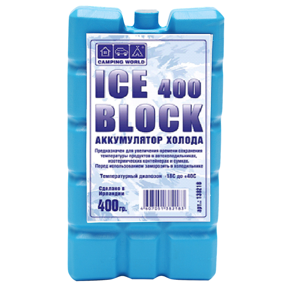 Аккумулятор холода CW Iceblock 400cc 138218 для изотерм.сумок и контейнеров (объем 400г)