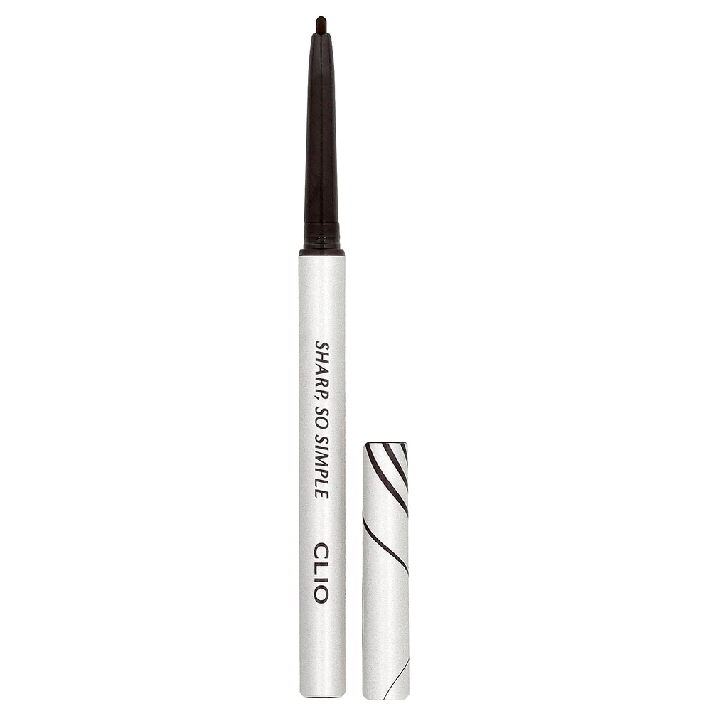 Clio, Sharp, водостойкая подводка для карандашей So Simple, 03 черно-коричневый, 0,14 г (0,004 унции)