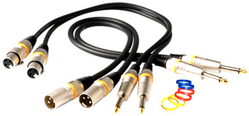 Rockcable RCL30386 D6 F Кабель XLR(F)-джек 1/4, 6 метров.