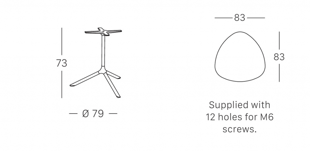 Стол ламинированный обеденный Scab Design Tripe Maxi, белый, зернистый