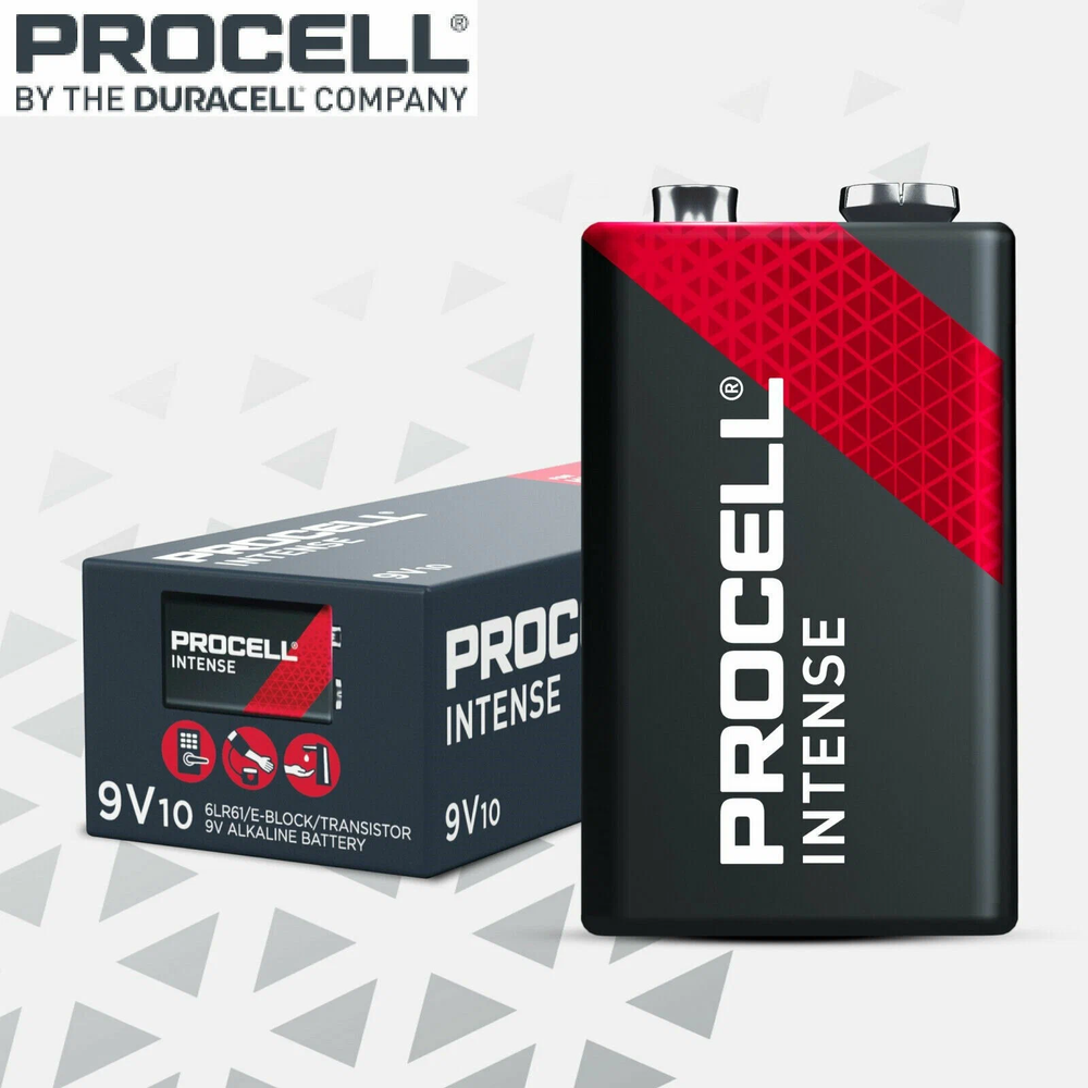 DURACELL PROCELL Intense 9V BOX10