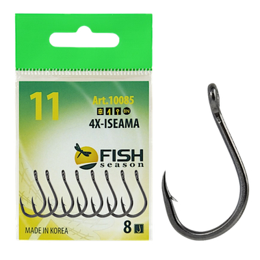 Крючок Fish Season 10085-16F 4X-Iseama №16 4шт