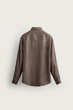 РУБАШКА RELAXED FIT ИЗ СТРУЯЩЕЙСЯ ТКАНИ — ZARA · 5344/343
