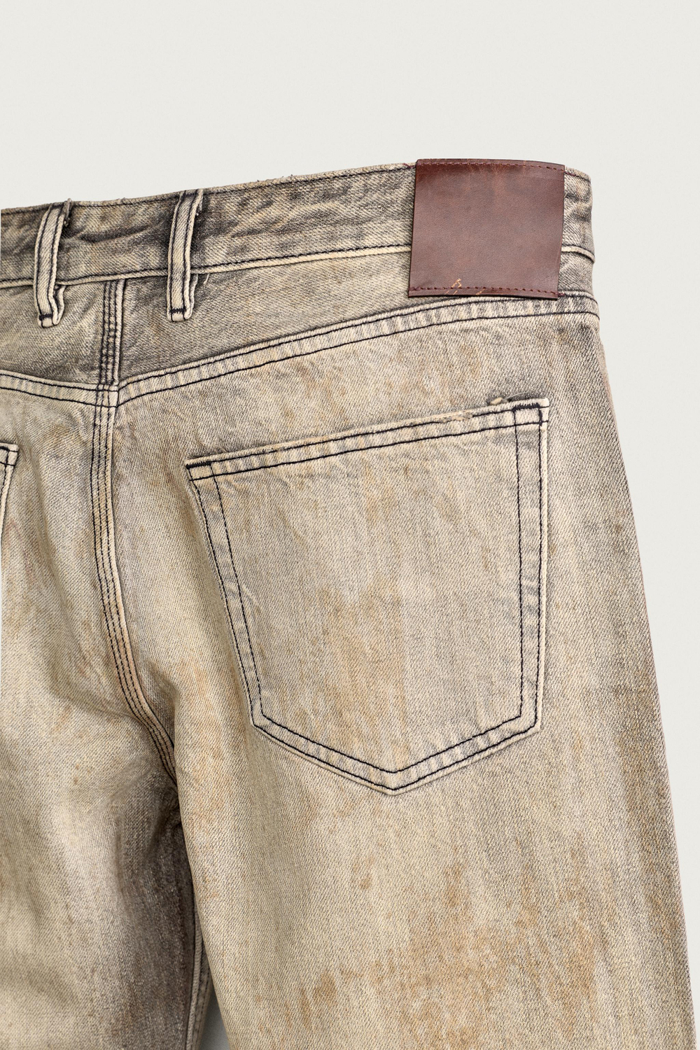 ДЖИНСЫ BOOTCUT LOW RISE С ВИНТАЖНЫМ ЭФФЕКТОМ — ZARA