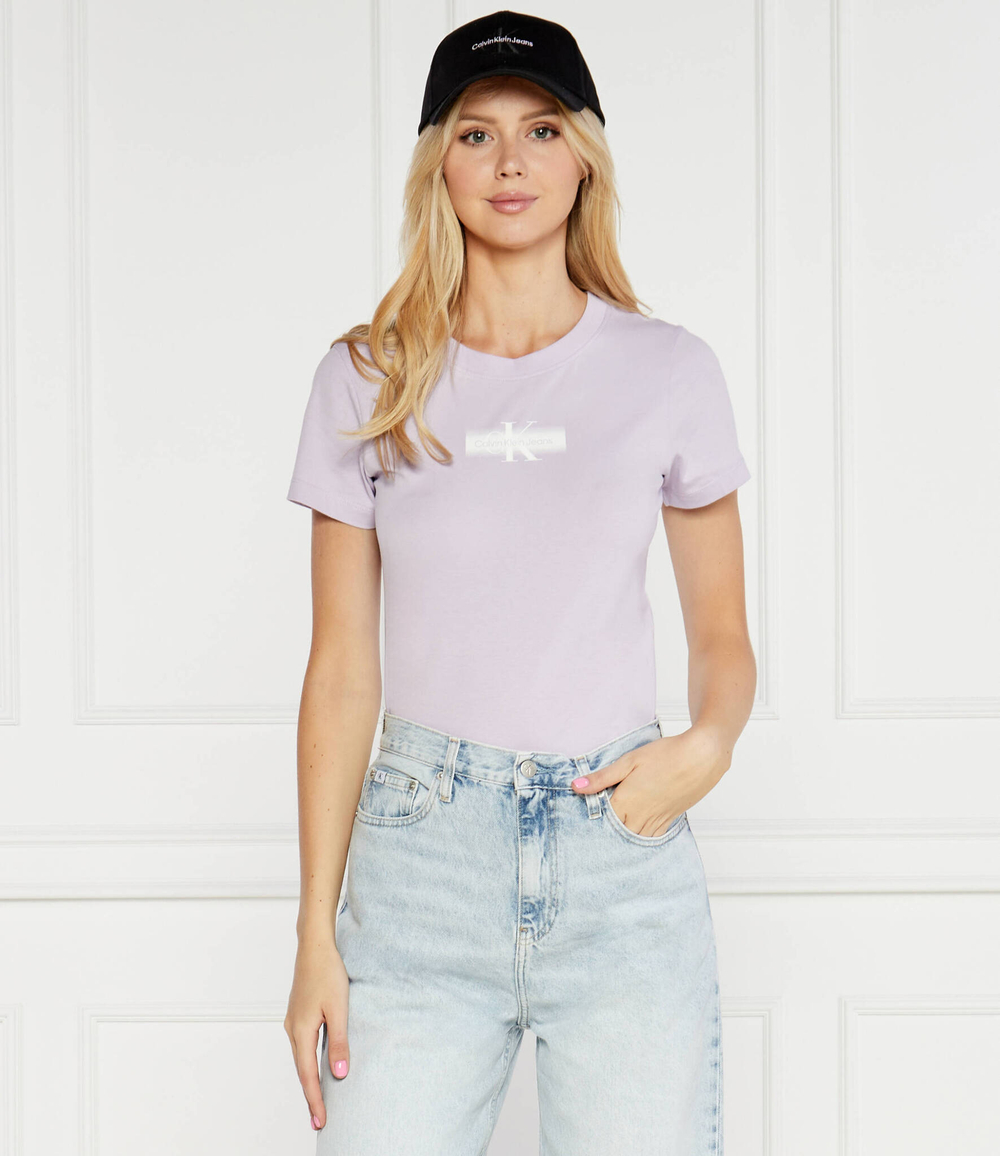 Футболка FADED CALVIN KLEIN JEANS - фиолетовый(J20J223625)