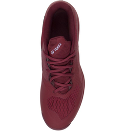 Мужские кроссовки теннисные Yonex Power Cushion Sonicage - dark red