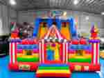 Коммерческий надувной батут «Парк развлечений», 14x6x7 м.