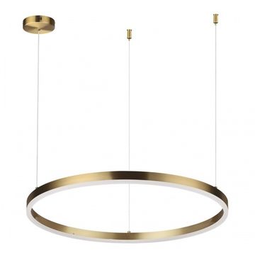 Светодиодная подвесная люстра 50W 3000-6000K 6531/50L Ledio LN23 017 латунь Echo Lumion