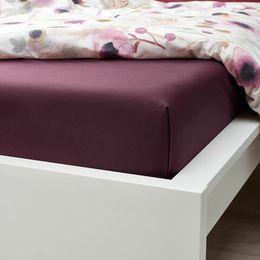 Простыня IKEA ULLVIDE (УЛЛЬВИДЕ), Бордовый, 240х260 см