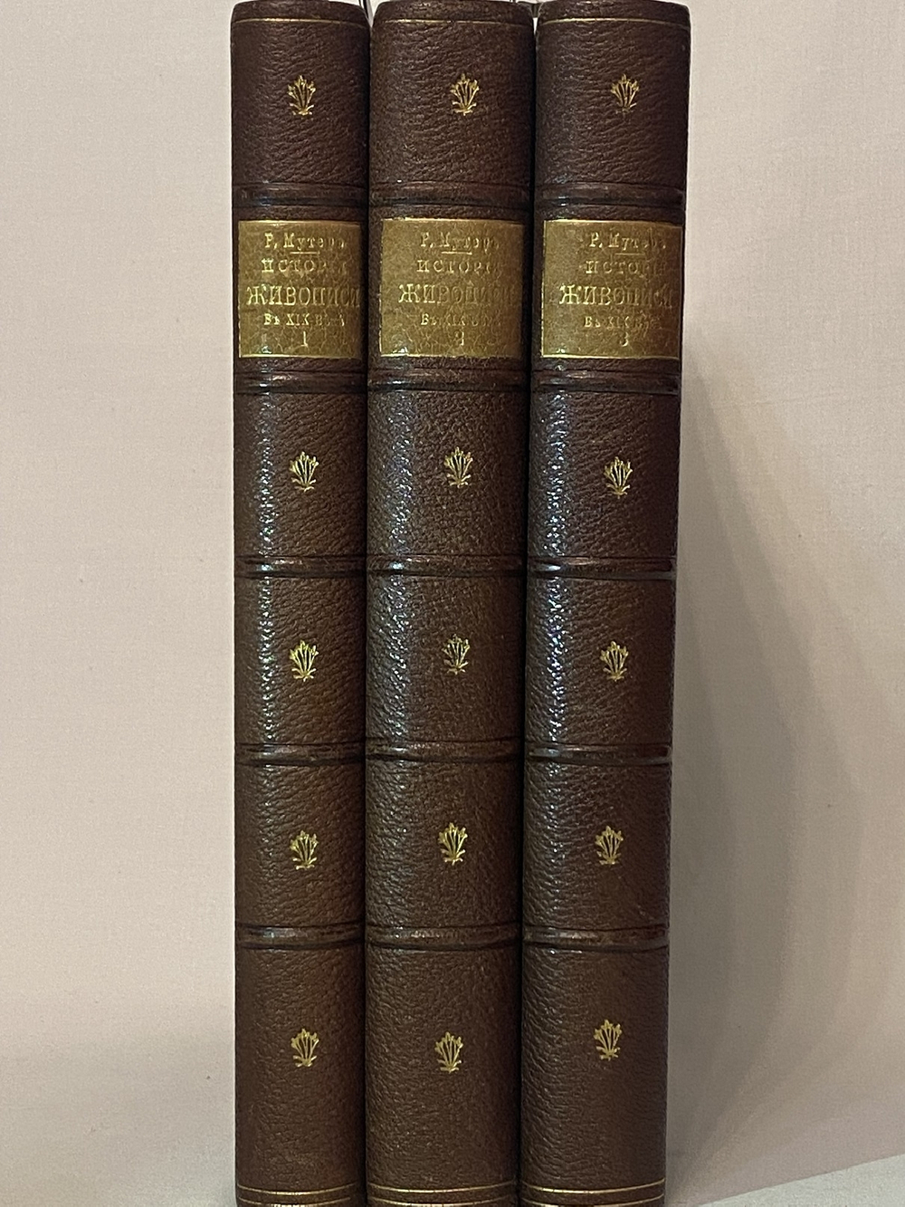"История живописи в XIX веке. В 3-х томах". Р.Мутер. 1901г.
