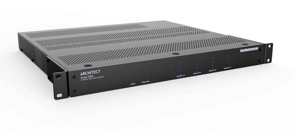 AudioControl Architect P800 — 8-канальный мультизональный усилитель повышенной мощности