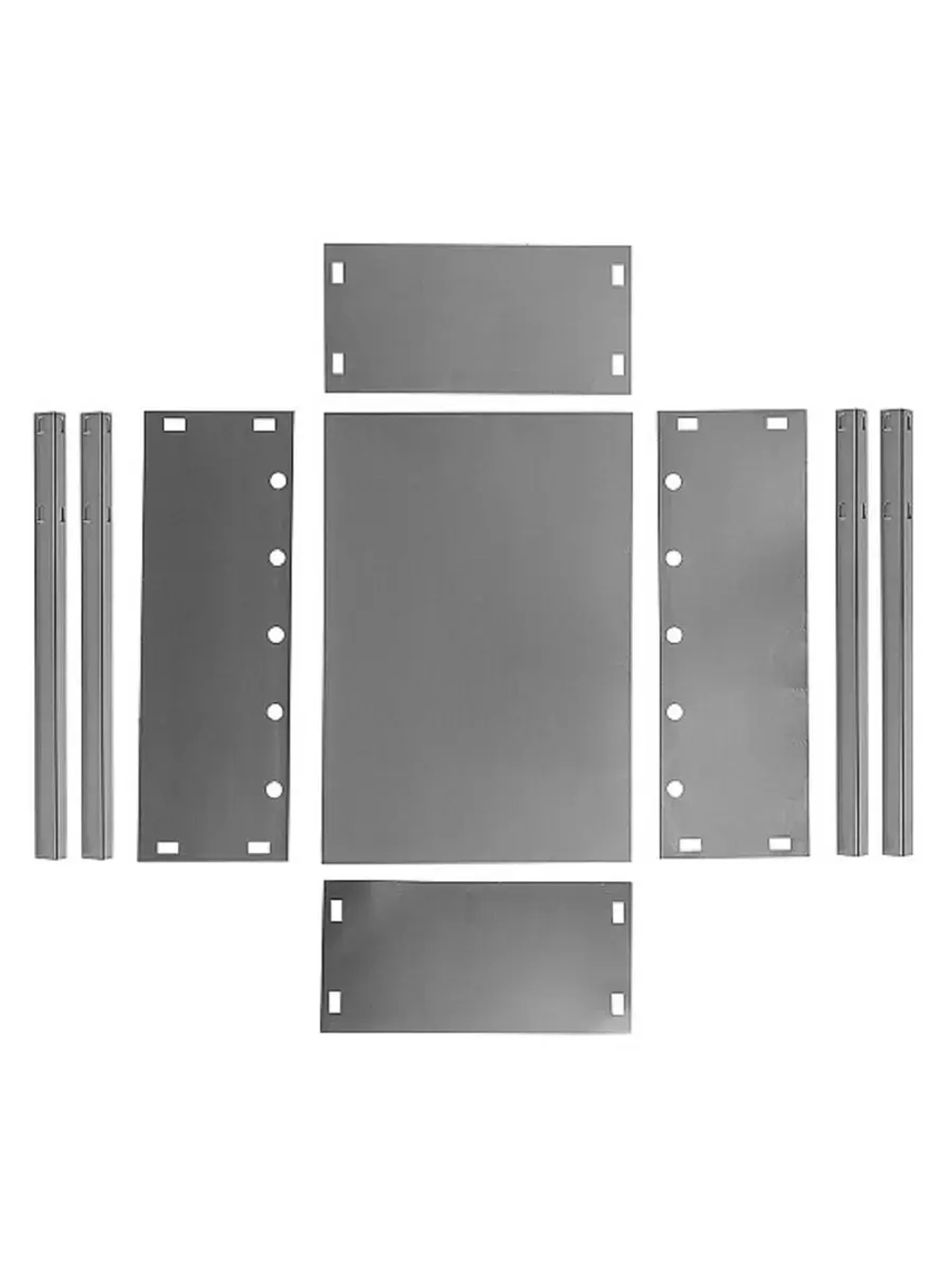 Мангал сборный Light 400x240x400мм, сталь 0,4мм