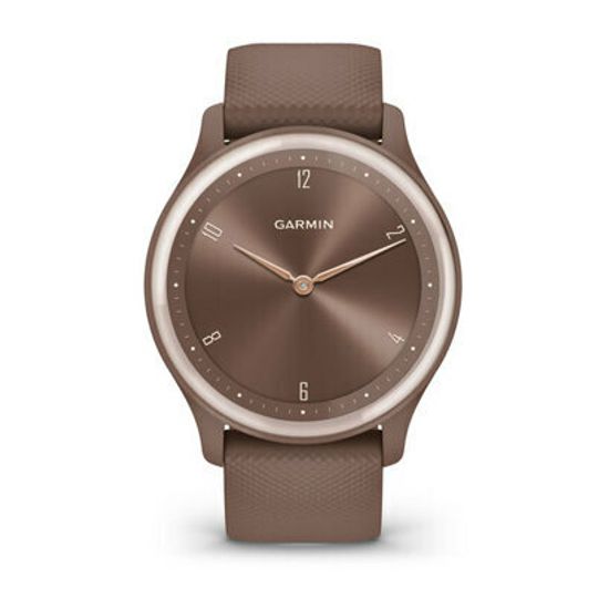 Смарт-часы Garmin Vívomove Sport Cocoa Case and Silicone Band with Peach Gold Accents 010-02566-02
