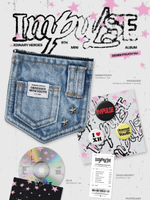 (ПРЕДЗАКАЗ) Альбом Xdinary Heroes - IMPULSE 9th Mini Album DENIM POUCH Version