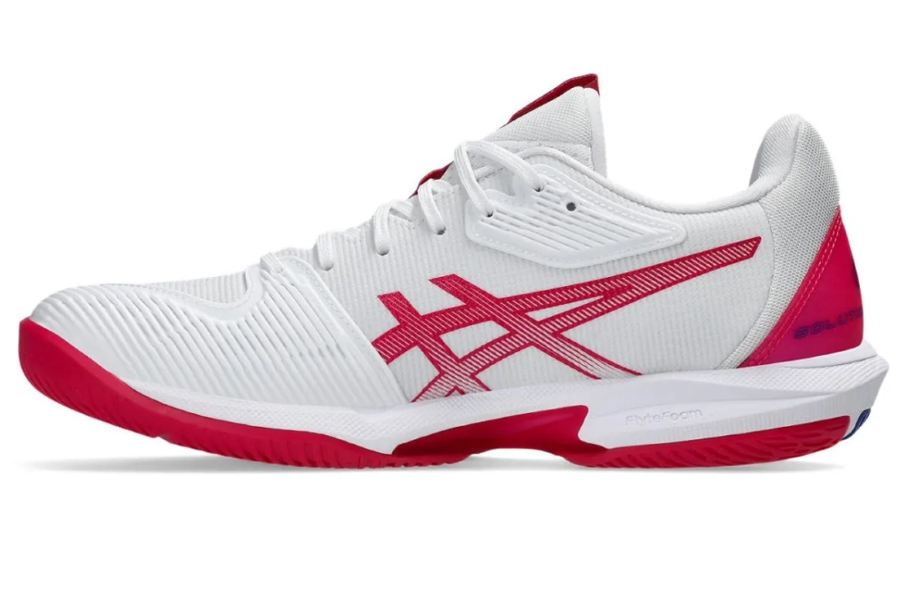 Женские теннисные кроссовки Asics Solution Speed FF 3 - white/bright rose