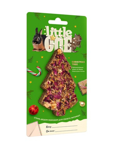 Лакомство Little One НГ Новогодняя елочка для грызунов 65 г