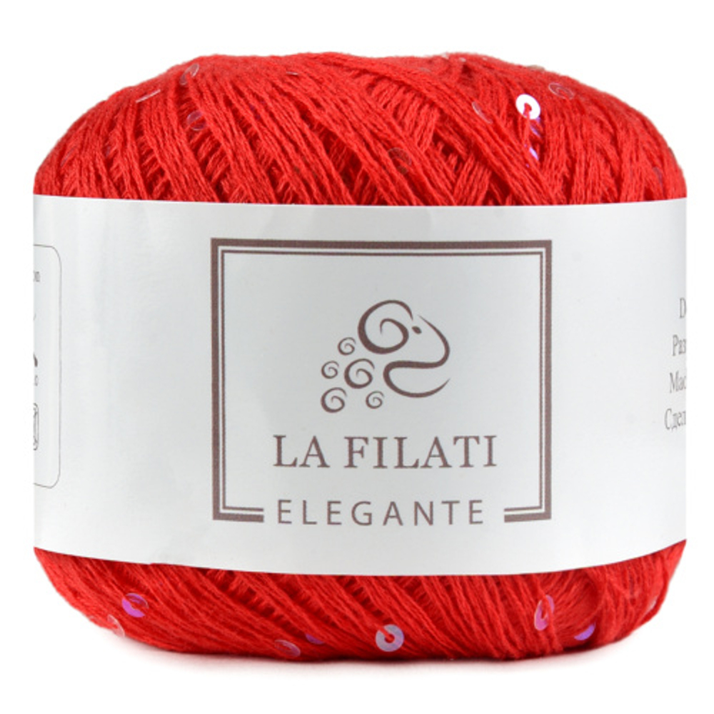 Пряжа Elegante,50г, 445м, 90%хлопок, 10%пайетки (цена за 1 шт)