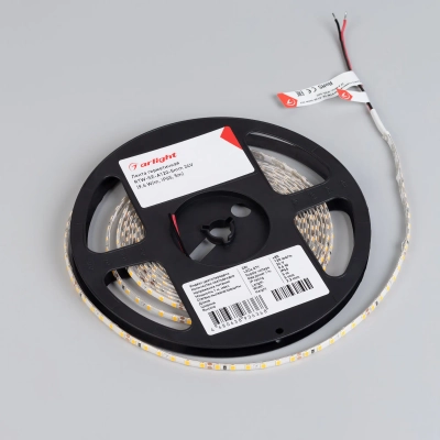 Лента герметичная RTW-SE-A120-5mm 24V Warm3000 (9.6 W/m, IP65, 5m) (Arlight, -)