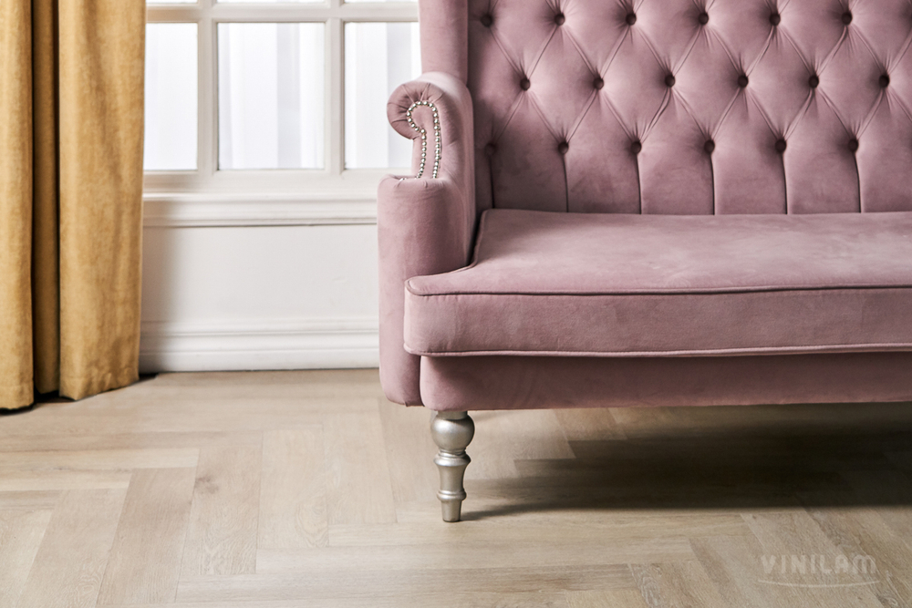 Виниловый ламинат VINILAM PARQUET Herringbone GD11188 Паркет Скандинавский Glue