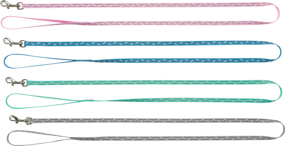 Шлейка с поводком для кошки 35-45 см/10 мм/1.20 м, нейлон с рисунком, Trixie