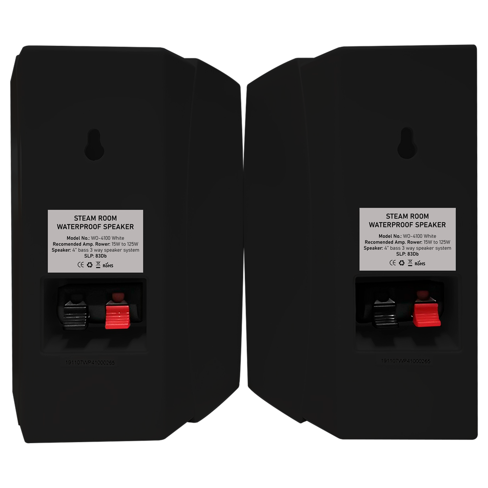 Влагостойкий динамик SW WO-4100 white, (Навесной черный, 83 Db, 100w)