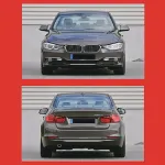 Обвес переделка для BMW 3 серии F30 F35 2012-2019 в М-стиль БМВ