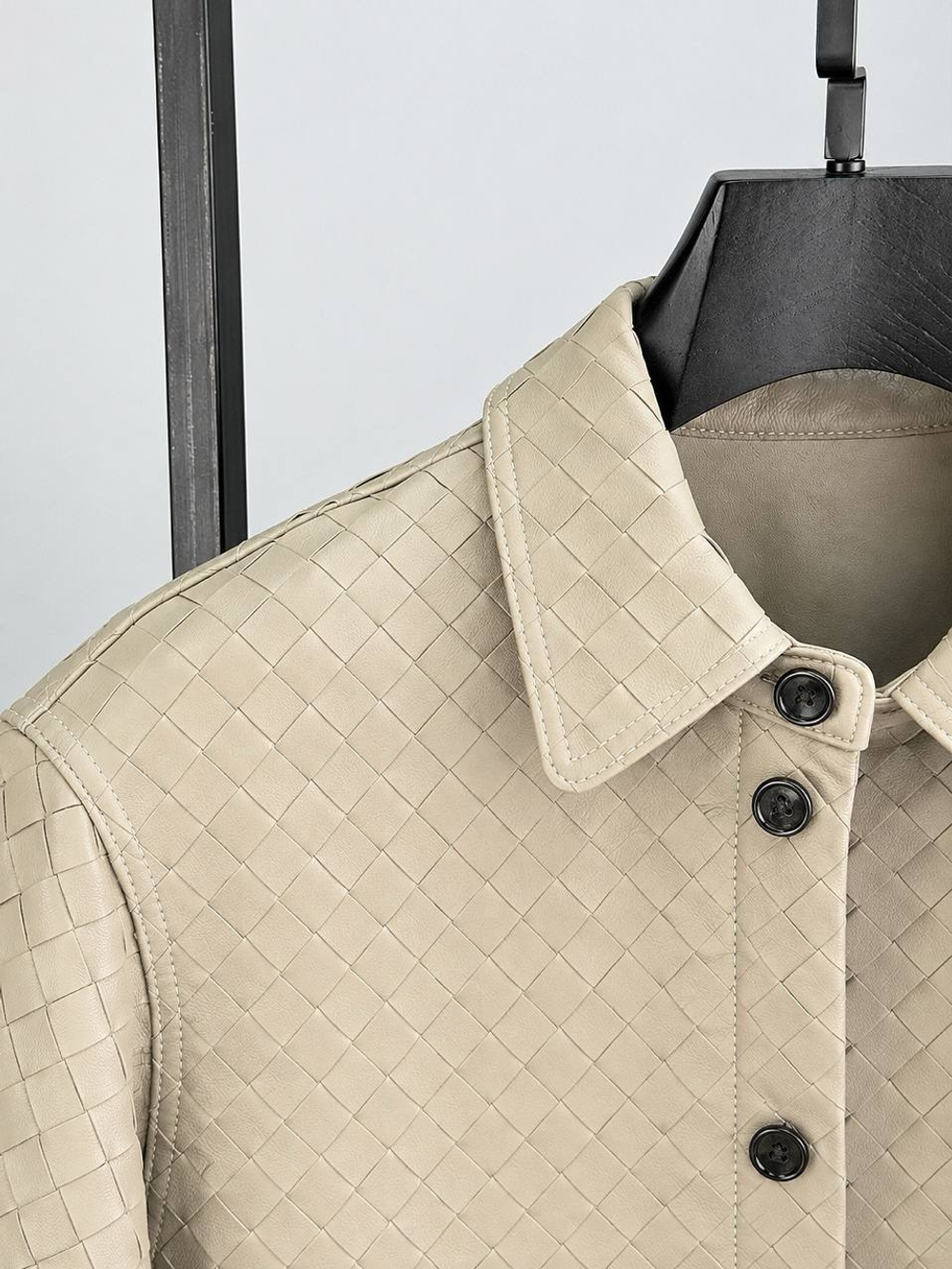 Кожаная рубашка Ermenegildo Zegna