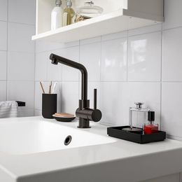 Поднос IKEA SKOGSVIKEN (СКОГСВИКЕН), Черный, 10x15 см