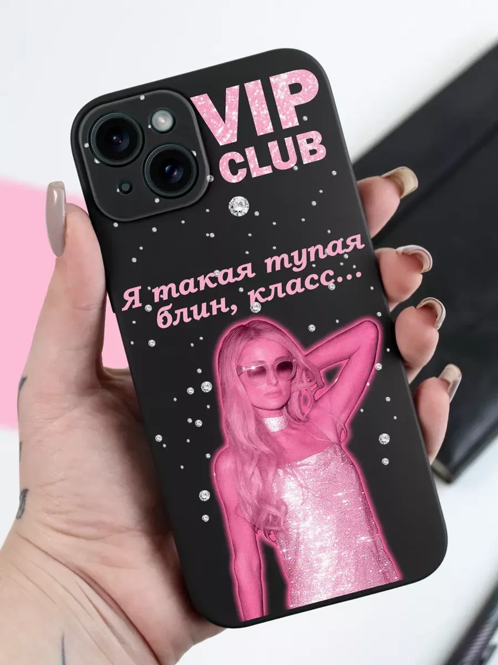 Чехол на iPhone 15 Plus с 3D принтом