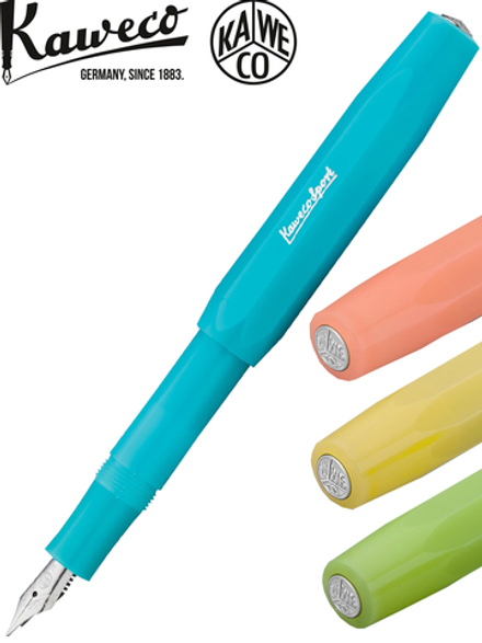 Перьевая ручка Kaweco FROSTED Sport Light Blueberry (10001876) F 0.7 мм, светло-черничный корпус