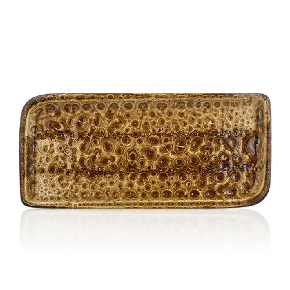 Блюдо прямоугольное 35*16 см Cowry Yellow By Bone Innovation [6]